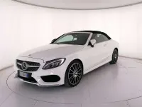 Usata Mercedes C200 Premium 160 CV (117 kW) 2018 Bianco Cabrio