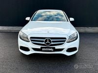 Usata Mercedes C180 116 CV (85 kW) 2015 Bianco Berlina