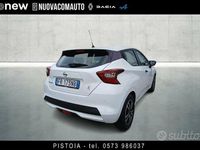 Usata Nissan Micra Visia 71 CV (52 kW) 2018 Bianco Berlina