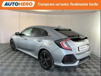 Usata Honda Civic Elegance 129 CV (94 kW) 2017 Grigio Berlina