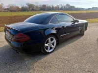 Usata Mercedes SL350 245 CV (180 kW) 2004 Blu Cabrio
