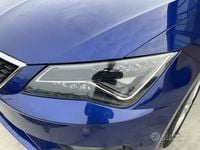 Usata Seat Leon Style 110 CV (80 kW) 2017 Blu/azzurro Berlina