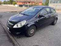 Usata Opel Corsa Enjoy 80 CV (58 kW) 2008 Nero Utilitaria