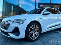 Usata Audi e-tron S-Line 300 kW (408 CV) 2022 Bianco SUV