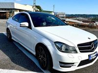 Usata Mercedes C250 Avantgarde 204 CV (150 kW) 2012 Bianco Coupé