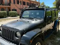 Usata Jeep Wrangler Sahara 177 CV (130 kW) 2010 Nero SUV
