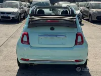 Usata Fiat 500C 69 CV (50 kW) 2018 Verde Cabrio
