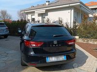 Usata Seat Leon 105 CV (77 kW) 2014 Nero Station wagon