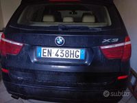 Usata BMW X3 143 CV (105 kW) 2012 Nero SUV