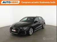 Usata Audi A3 S-Line 150 CV (110 kW) 2020 Nero Berlina