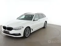 Usata BMW 520 Sport Line 190 CV (139 kW) 2018 Bianco Station wagon