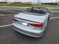 Usata Audi A3 Cabriolet Ambition 110 CV (80 kW) 2015 Argento Cabrio