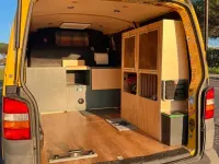 Begagnad VW Transporter 2008 Gul Van