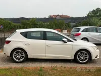 Usata Seat Leon Style 105 CV (77 kW) 2014 Bianco Berlina