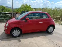 Usata Fiat 500 Pop 75 CV (55 kW) 2009 Rosso Cabrio