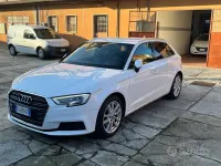 Usata Audi A3 Business 110 CV (80 kW) 2017 Bianco Berlina