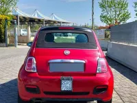 Usata Fiat 500C 95 CV (69 kW) 2014 Rosso Cabrio