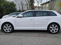 Usata Audi A3 Ambition 105 CV (77 kW) 2009 Bianco Utilitaria