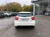 Usata Mercedes A180 Executive 109 CV (80 kW) 2015 Bianco Berlina