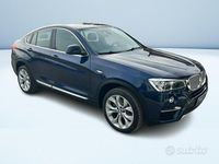 Usata BMW X4 xLine 190 CV (139 kW) 2016 Blu SUV