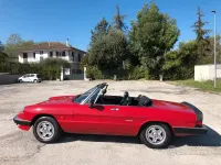 Usata Alfa Romeo Spider 128 CV (94 kW) 1988 Rosso Cabrio