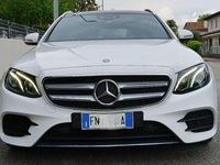 Usata Mercedes E220 AMG line 194 CV (142 kW) 2017 Bianco Station wagon