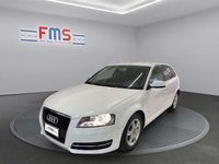 Usata Audi A3 Sportback Ambiente 105 CV (77 kW) 2010 Bianco Utilitaria