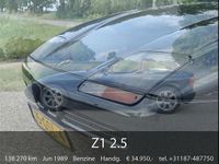 Usata BMW Z1 170 CV (125 kW) 1989 Nero Cabrio