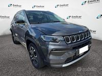 Usata Jeep Compass Limited 131 CV (96 kW) 2021 Grigio scuro SUV