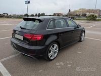 Usata Audi A3 S-Line 150 CV (110 kW) 2018 Nero Berlina