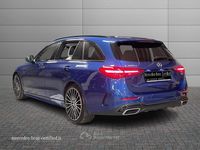 Usata Mercedes C300e AMG Line Premium 265 CV (194 kW) 2023 Blu Station wagon