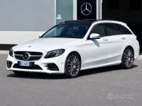 Usata Mercedes C220 Premium Plus 194 CV (142 kW) 2018 Bianco Station wagon