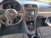 Usata VW Golf VI 110 CV (80 kW) 2009 Blu Utilitaria