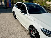 Usata Mercedes C220 Premium 170 CV (125 kW) 2016 Bianco Station wagon