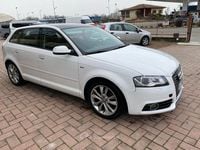 Usata Audi A3 S-Line 105 CV (77 kW) 2013 Bianco Berlina