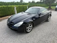 Usata Mercedes SLK280 231 CV (169 kW) 2005 Blu Cabrio