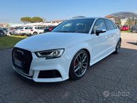 Usata Audi S3 310 CV (228 kW) 2018 Bianco Berlina
