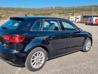 Usata Audi A3 Attraction 110 CV (80 kW) 2015 Nero Berlina