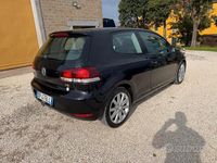 Usata VW Golf VI Sportline 122 CV (89 kW) 2009 Nero Utilitaria