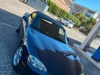 Usata Mazda MX5 110 CV (80 kW) 2003 Blu Cabrio