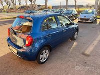 Usata Nissan Micra Tekna 80 CV (58 kW) 2014 Blu Utilitaria