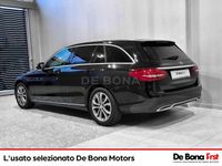 Usata Mercedes C180 116 CV (85 kW) 2017 Nero met. Station wagon
