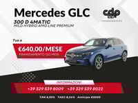 Usata Mercedes GLC300e AMG Line Premium 269 CV (197 kW) 2024 Blu metallizzato SUV