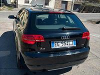 Usata Audi A3 Attraction 105 CV (77 kW) 2011 Nero Utilitaria