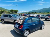 Usata Fiat 500C Lounge 69 CV (50 kW) 2018 Blu/azzurro Cabrio