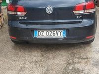 Usata VW Golf VI 105 CV (77 kW) 2010 Nero Utilitaria
