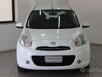 Usata Nissan Micra Acenta 98 CV (72 kW) 2011 Bianco Utilitaria