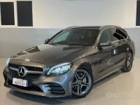 Usata Mercedes C220 AMG line 194 CV (142 kW) 2021 Grigio Station wagon