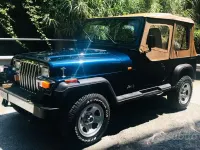 Usata Jeep Wrangler 118 CV (86 kW) 1996 Blu SUV