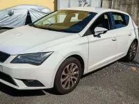 Usata Seat Leon Style 110 CV (80 kW) 2016 Bianco Berlina